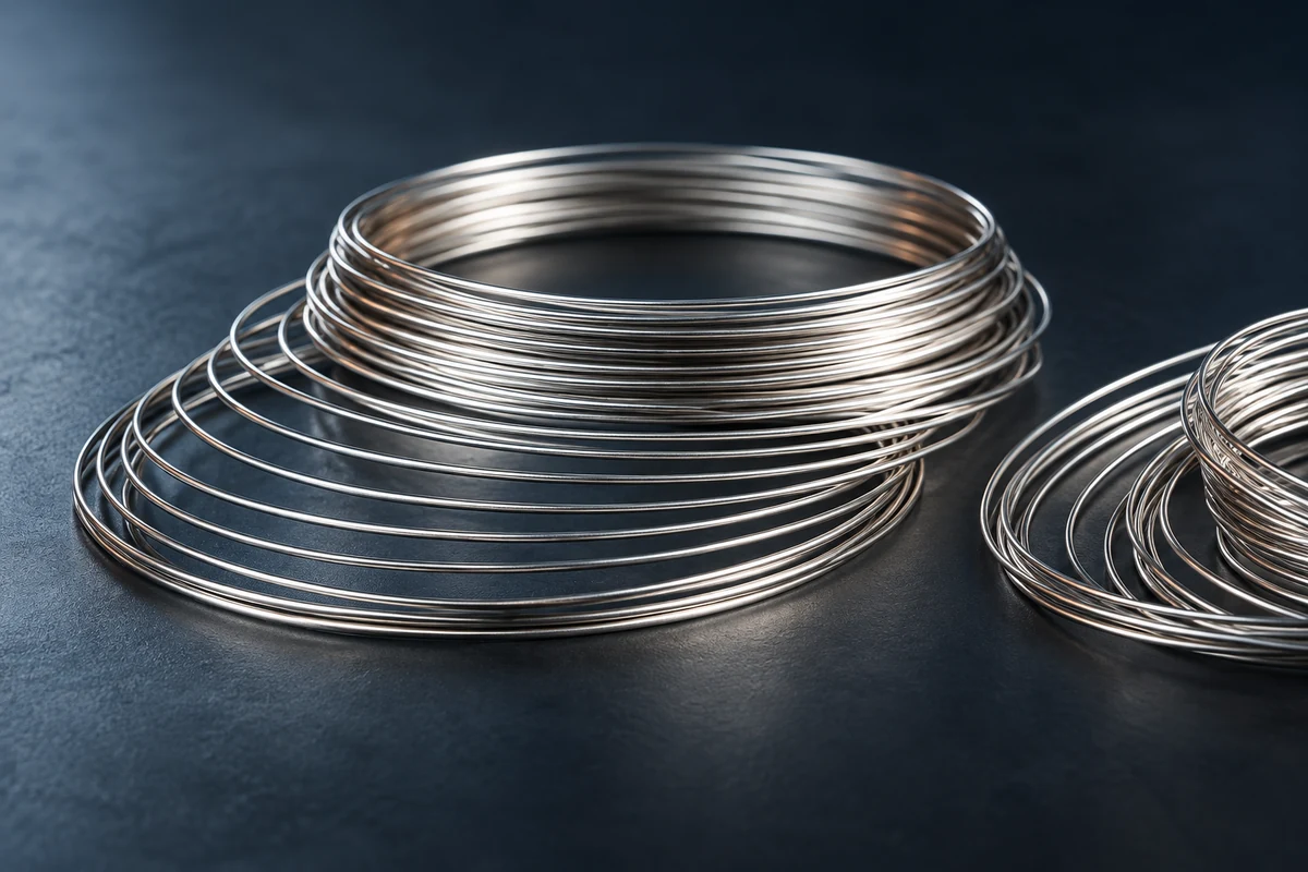 Close-up of fine copper wires